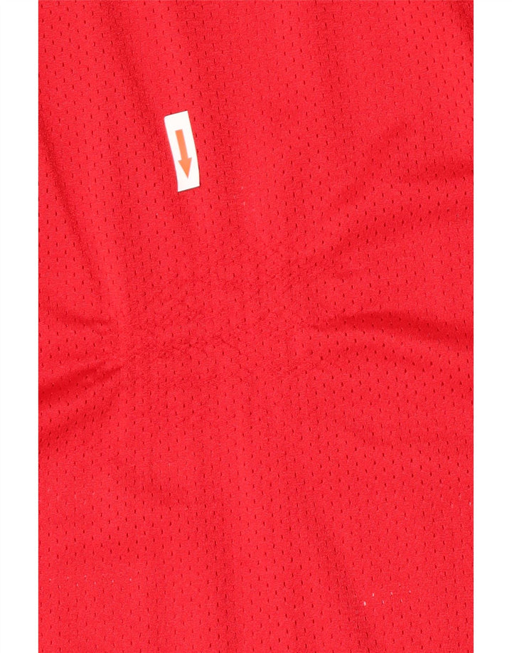 Russell Athletic Jungen-Jersey-Oberteil, 14–15 Jahre, groß, rotes Polyester