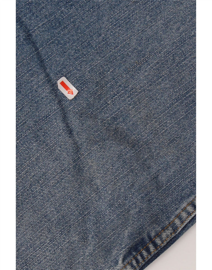 WRANGLER Herren Ohio Straight Jeans W38 L34 Blaue Baumwolle