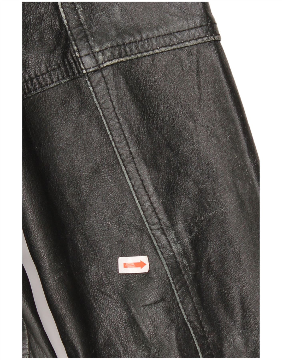 MOTIVI Damen Lederjacke UK 14 Medium Schwarz