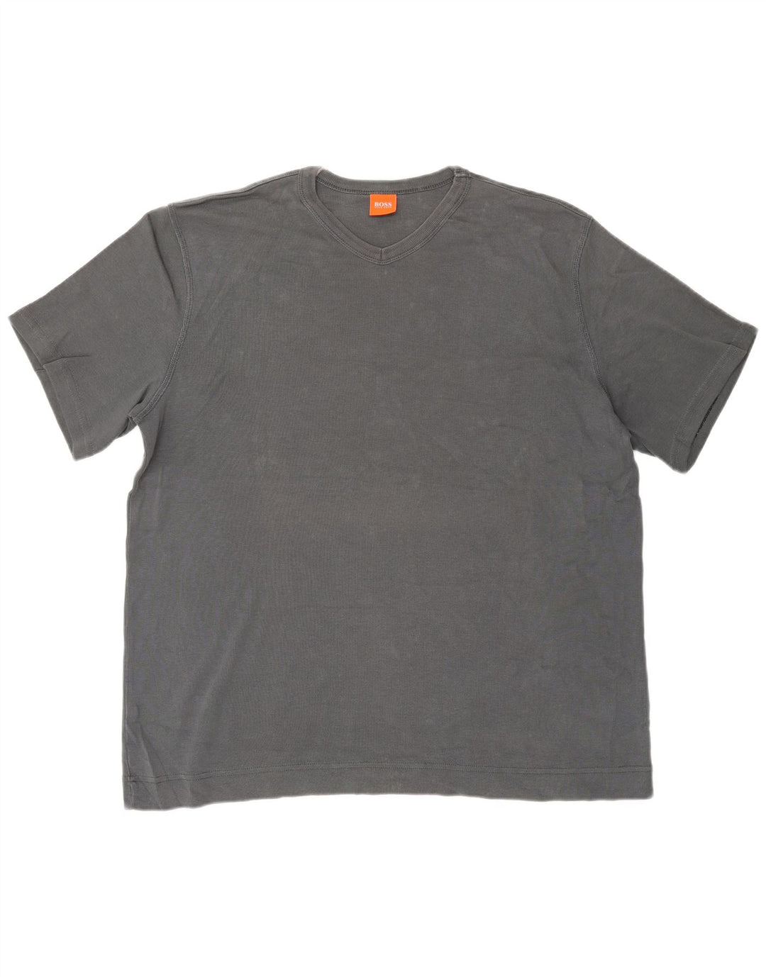 HUGO BOSS Herren T-Shirt Top XL Grau Baumwolle