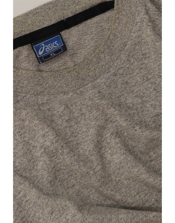 Asics Herren T-Shirt Top XL Grau meliert