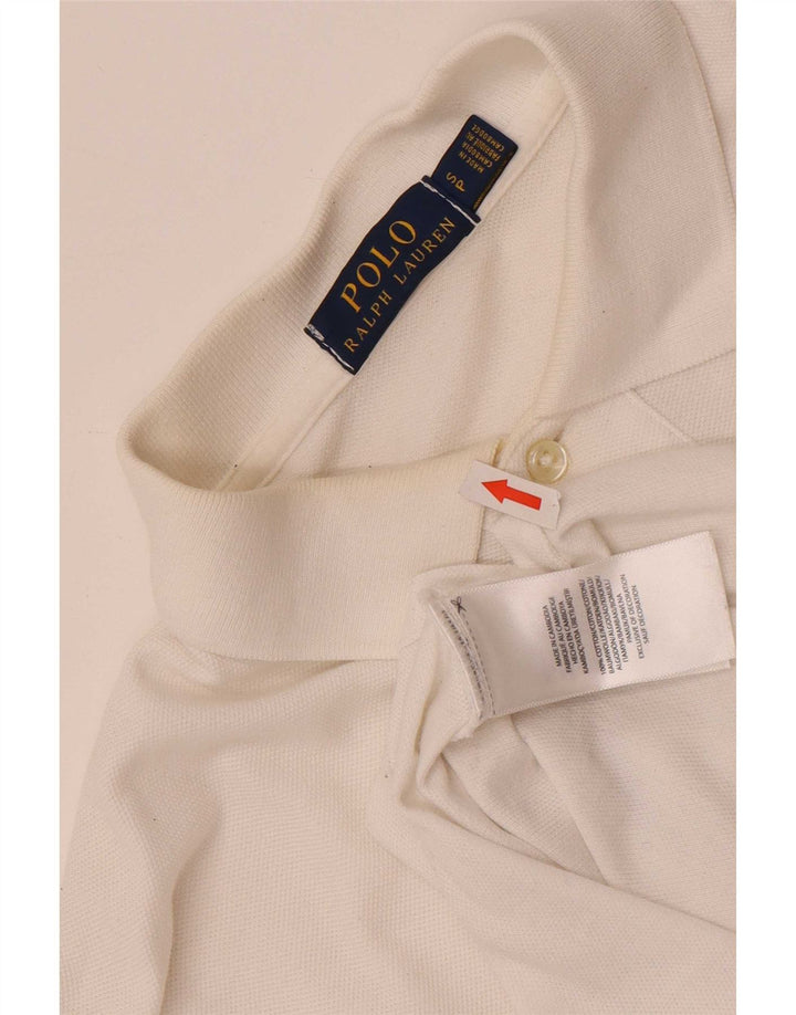 Polo Ralph Lauren Herren-Hemd, Größe S, weiße Baumwolle