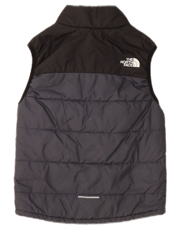 Wattierte Weste für Jungen von The North Face, 7–8 Jahre, Größe S, Grau, Colourblock-Polyester