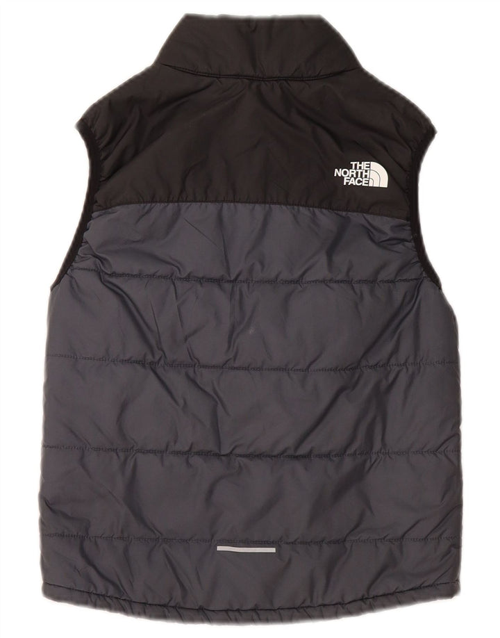 Wattierte Weste für Jungen von The North Face, 7–8 Jahre, Größe S, Grau, Colourblock-Polyester