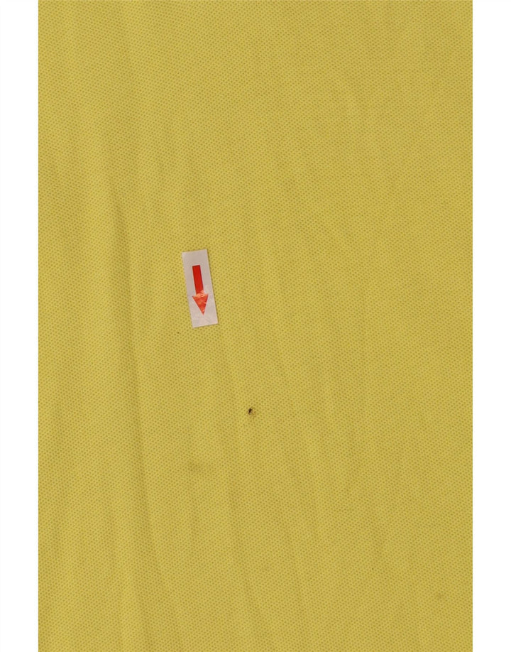 Fila Herren Poloshirt IT 48 Mittelgelbe Baumwolle