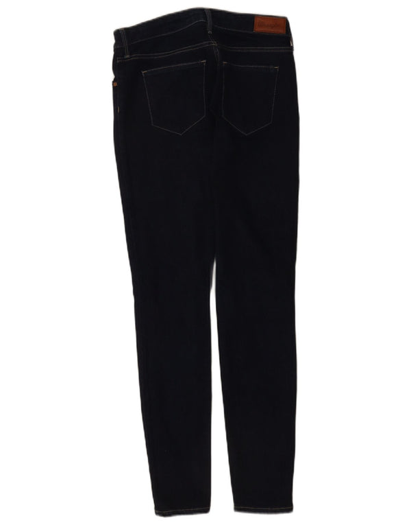 Wrangler Damen Skinny Jeans W27 L27 Marineblaue Baumwolle
