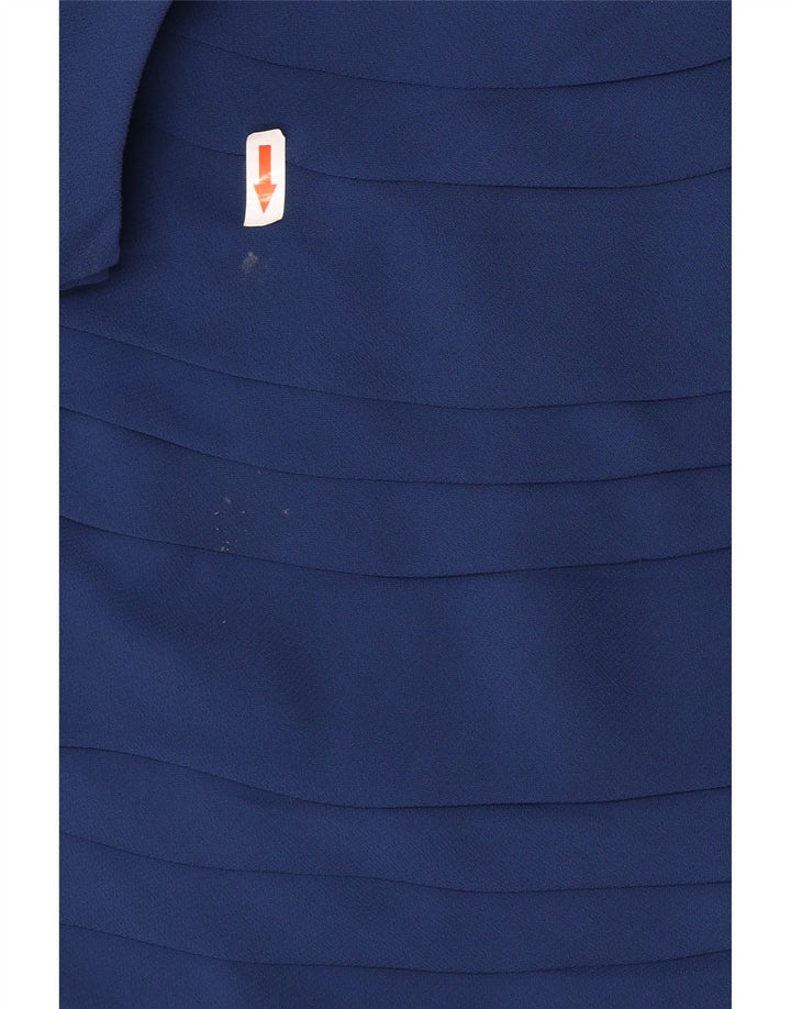 French Connection Damen-Etuikleid, Größe S, Blau, Polyester