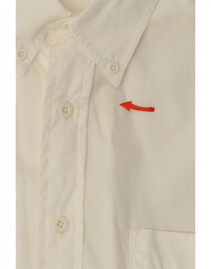 North Sails Herren-Hemd, groß, aus weißer Baumwolle