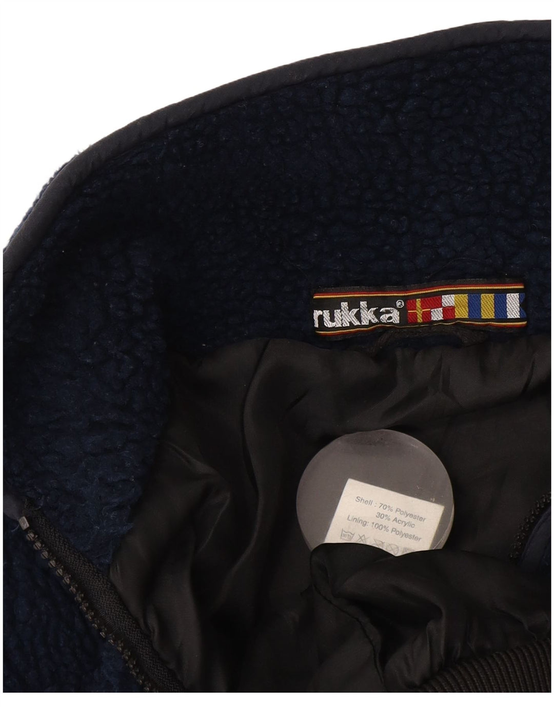 Rukka Herren Fleecejacke UK 42 XL Marineblau Polyester