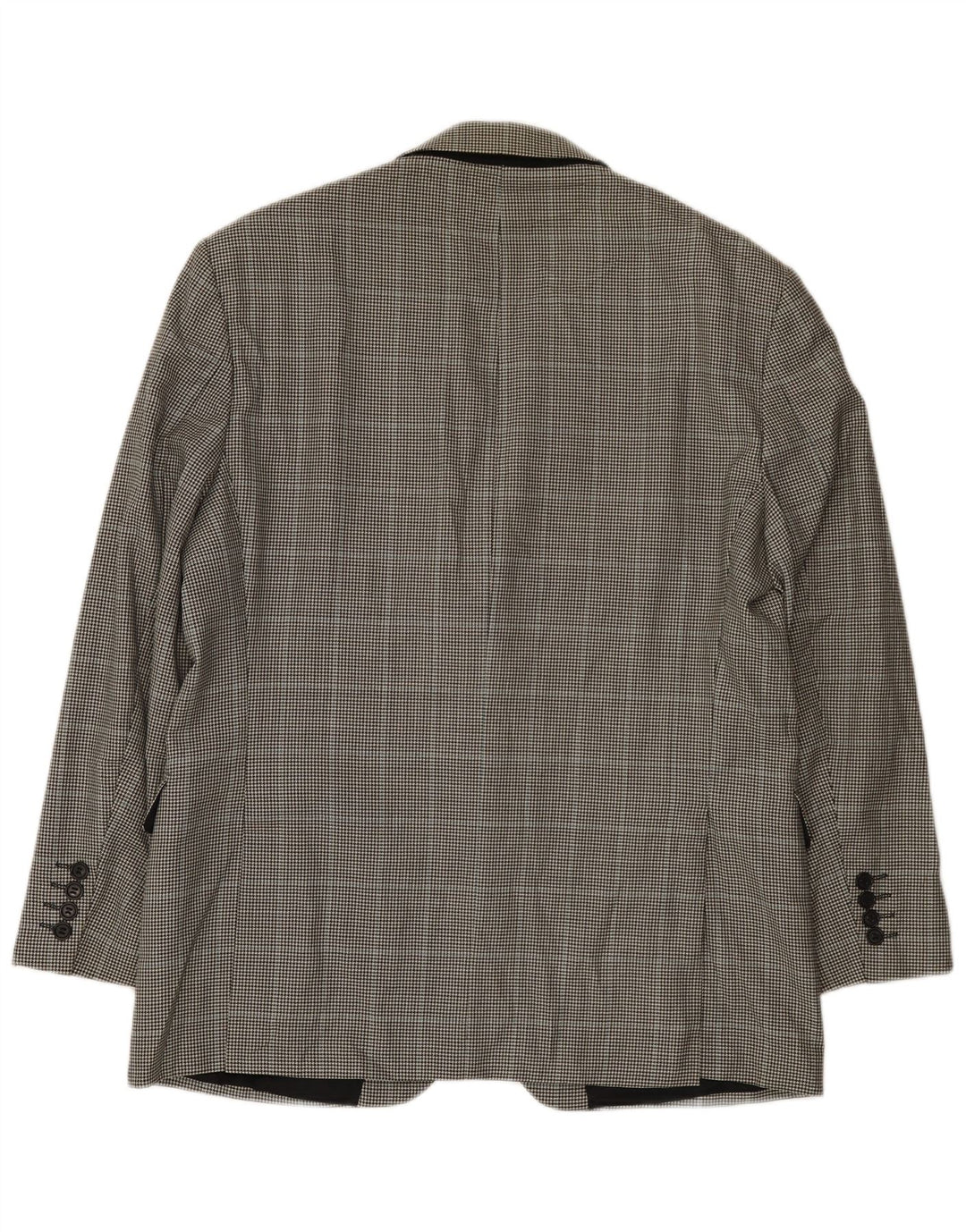 Marks & Spencer Herren-Blazer mit 2 Knöpfen, Gr. 42, Schwarz, Hahnentrittmuster