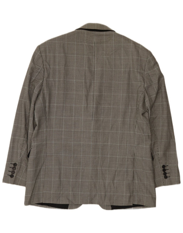 Marks & Spencer Herren-Blazer mit 2 Knöpfen, Gr. 42, Schwarz, Hahnentrittmuster