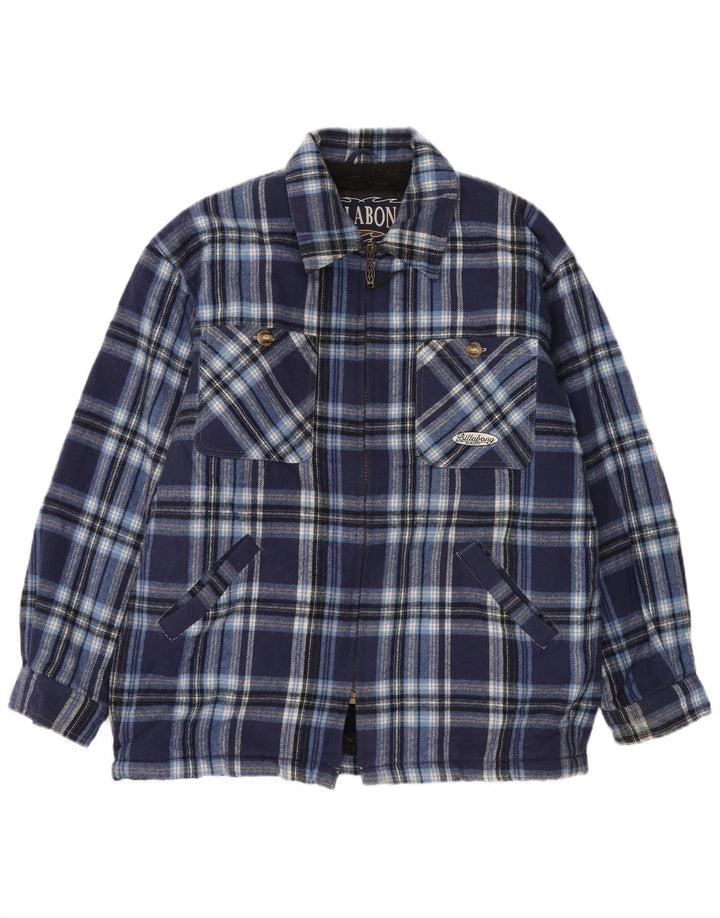 Billabong Herren Sherpa Lumberjack Flanellhemd Mittel Marineblau kariert