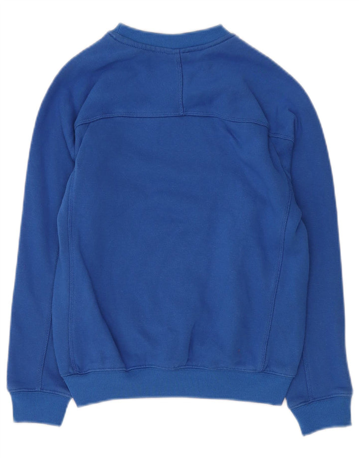 UMBRO Sweatshirt-Pullover für Jungen, 9–10 Jahre, mittelblaue Baumwolle