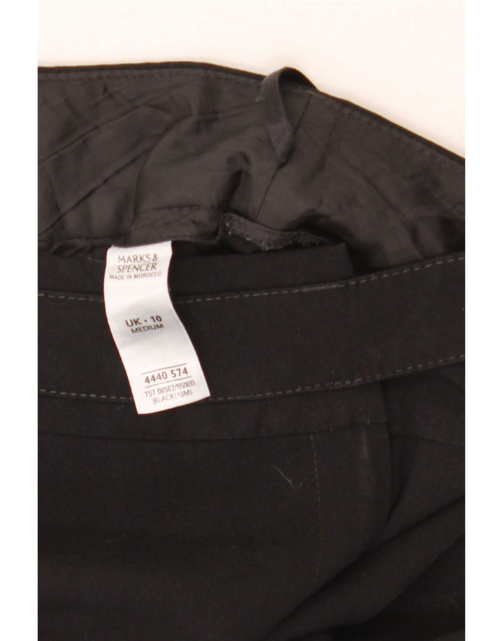Marks & Spencer Damen Bootcut Freizeithose UK 10 Small W30 L32 Schwarz