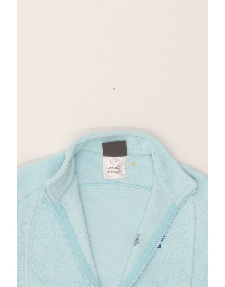 JACK WOLFSKIN Girls Fleece Jacket 9-10 Years Blue Polyester Vintage Jack Wolfskin and Second-Hand Jack Wolfskin from Messina Hembry 