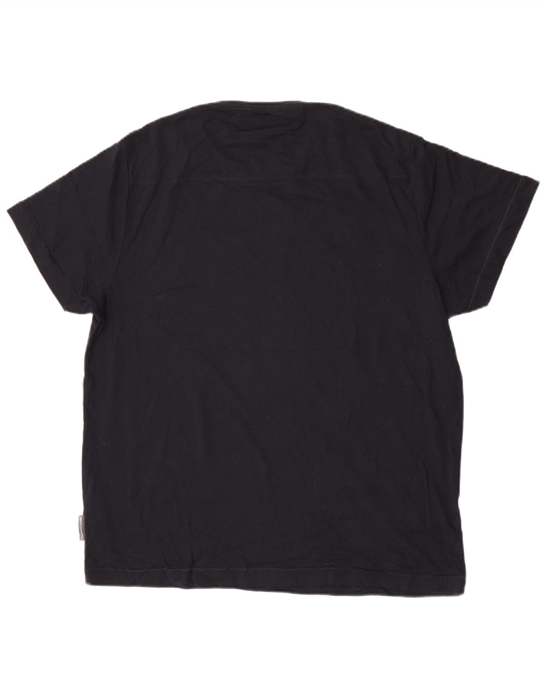 French Connection Herren T-Shirt Top 2XL Schwarz Baumwolle