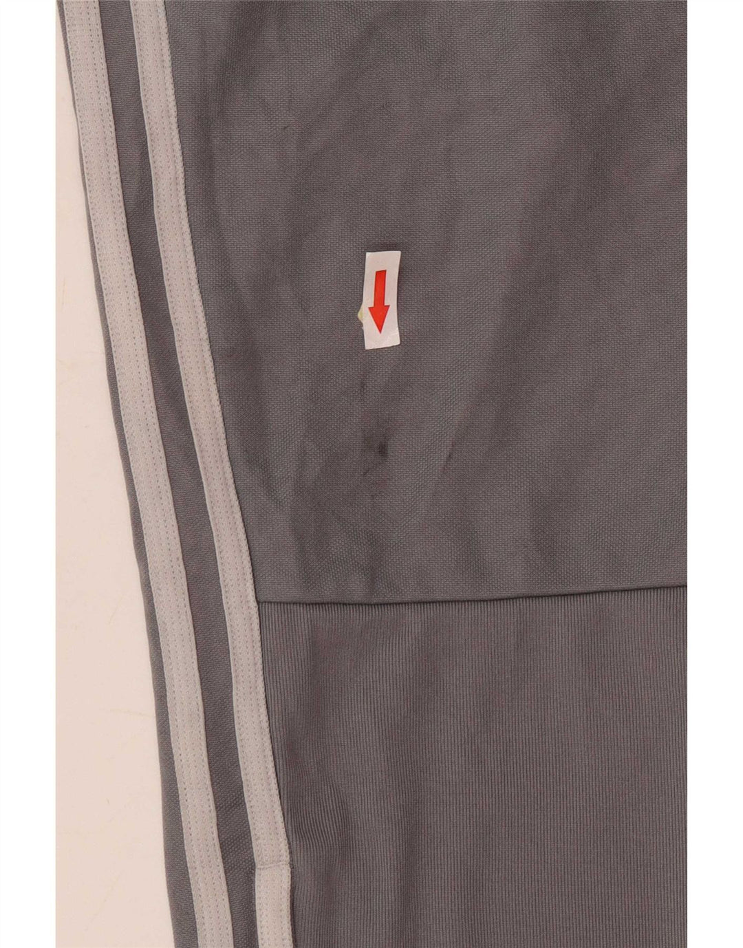 Adidas Damen Trainingshose UK 12/14 Mittelgraues Polyester