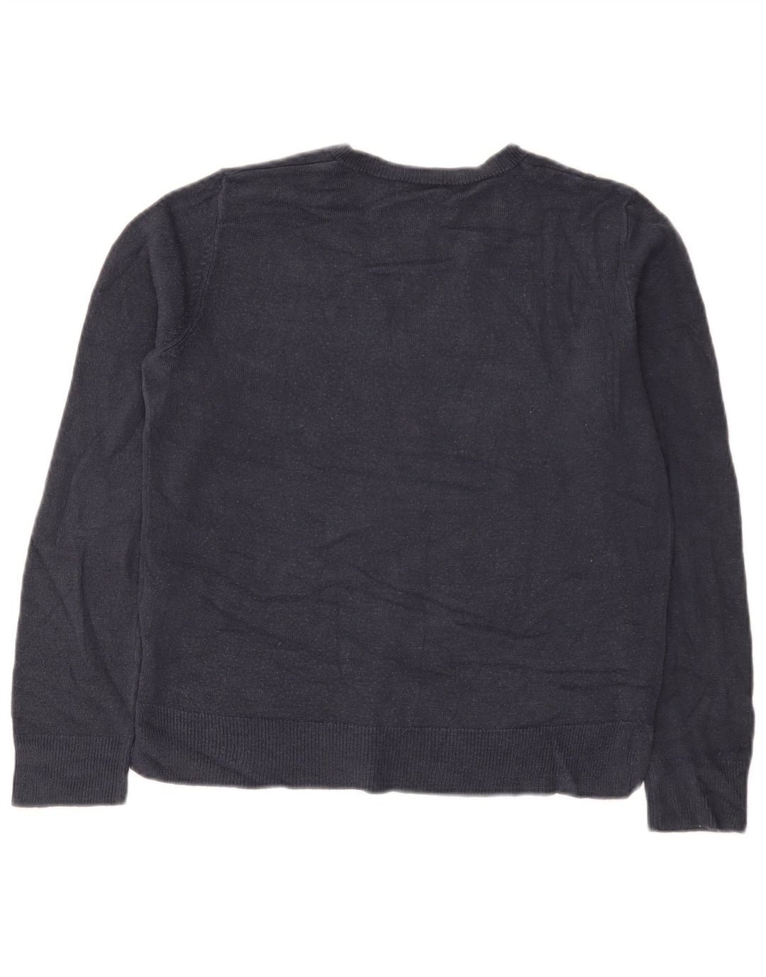 Marks & Spencer Damen-Pullover mit V-Ausschnitt, Gr. 12, mittleres Marineblau