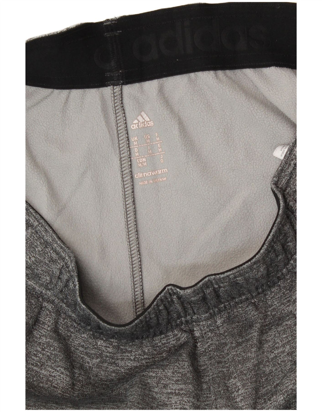 ADIDAS Mens Climawarm Tracksuit Trousers Medium  Grey Flecked Polyester