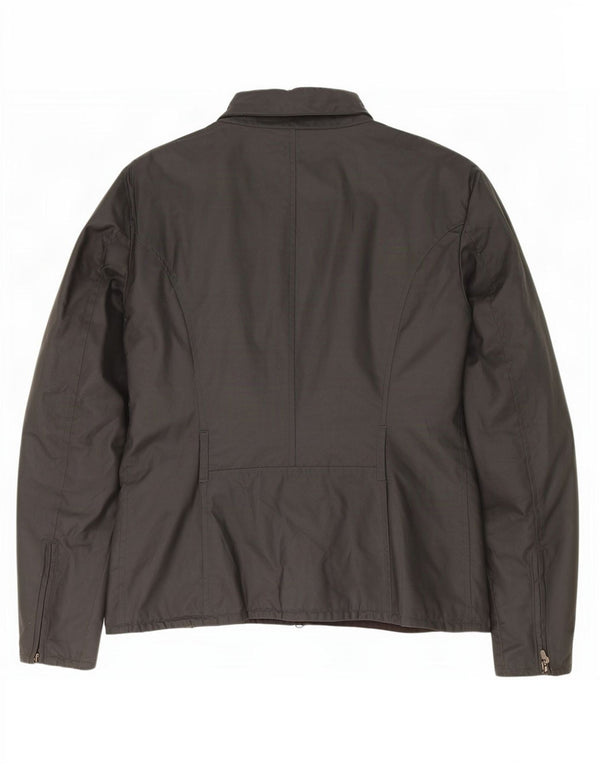 Belstaff Damen Utility Jacke IT 46 Large Marineblaue Baumwolle