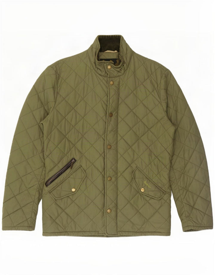 Barbour Herren Steppjacke UK 36 Small Grün