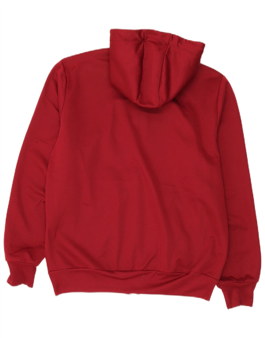 ERREA Herren-Kapuzenpullover mit Reißverschluss, groß, aus rotem Polyester