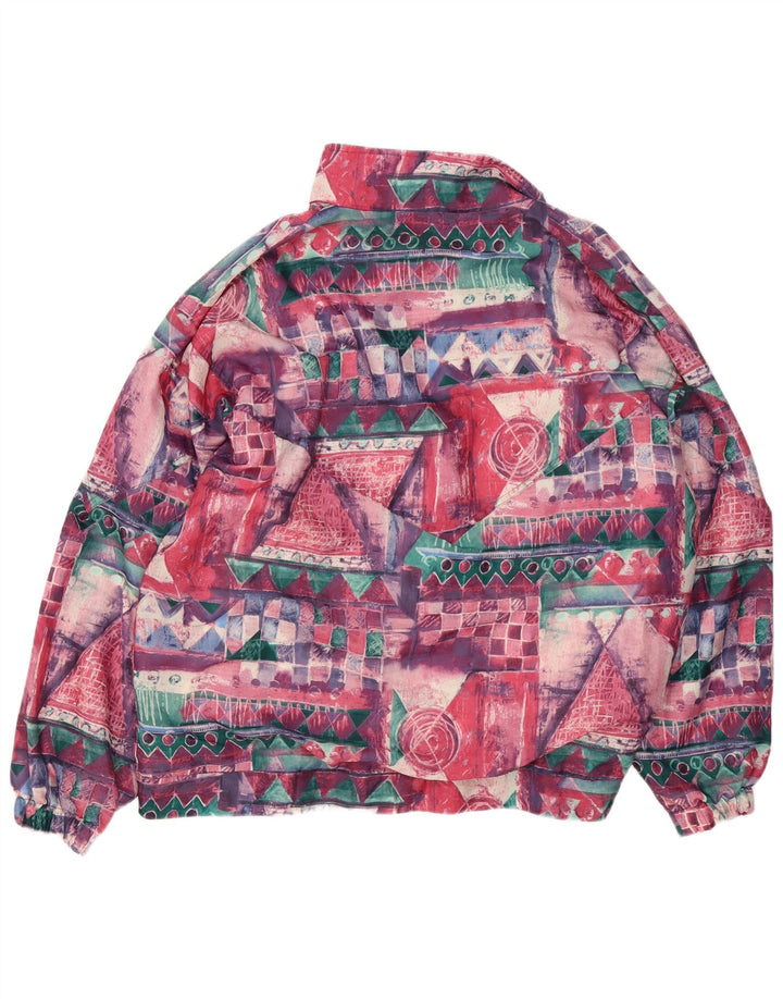Tactel Herren-Trainingsanzug-Oberteil, Jacke, XL, mehrfarbig, Patchwork, Polyamid, Retro