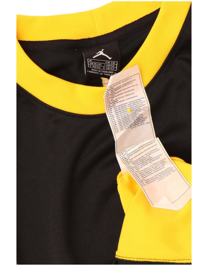 Jordan Herren-Weste, mittelgroß, schwarzes Farbblock-Polyester