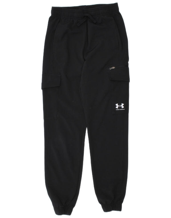 Under Armour Jungen-Trainingshose, Jogginghose, 9–10 Jahre, mittelgroß, Schwarz
