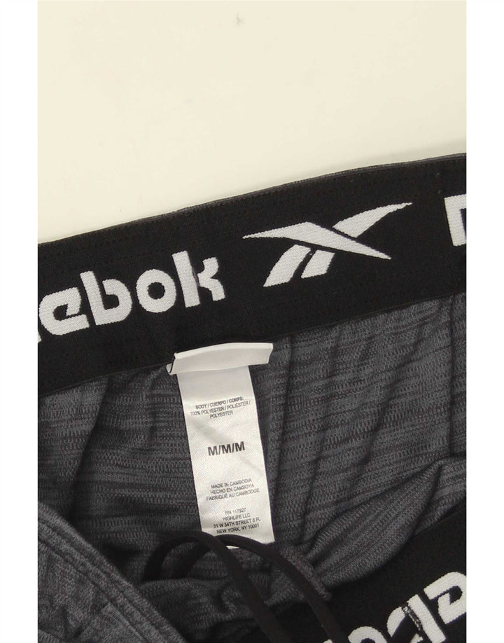 Reebok Herren Sportshorts mittelgraues Polyester