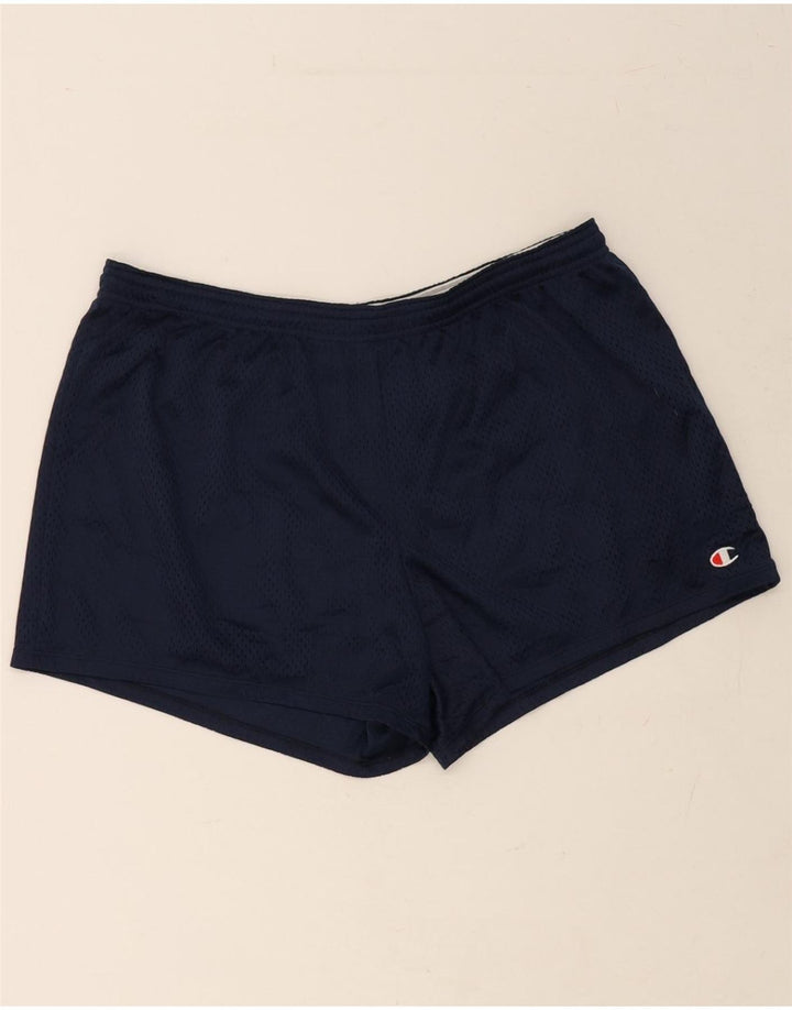 CHAMPION Mens Sport Shorts XL Navy Blue Polyester Vintage Champion and Second-Hand Champion from Messina Hembry 