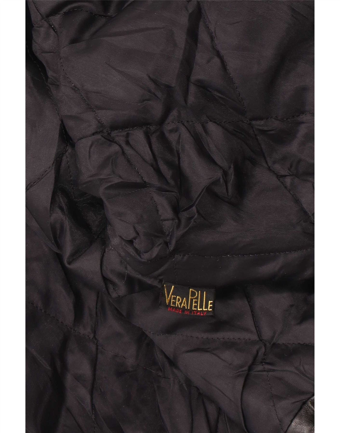 Vintage Damen Lederjacke UK 14 Large Schwarz