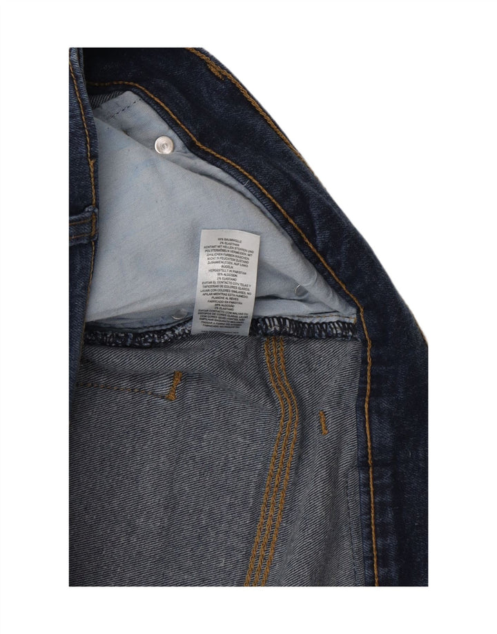 French Connection Herren Slim Jeans W34 L32 Blaue Baumwolle