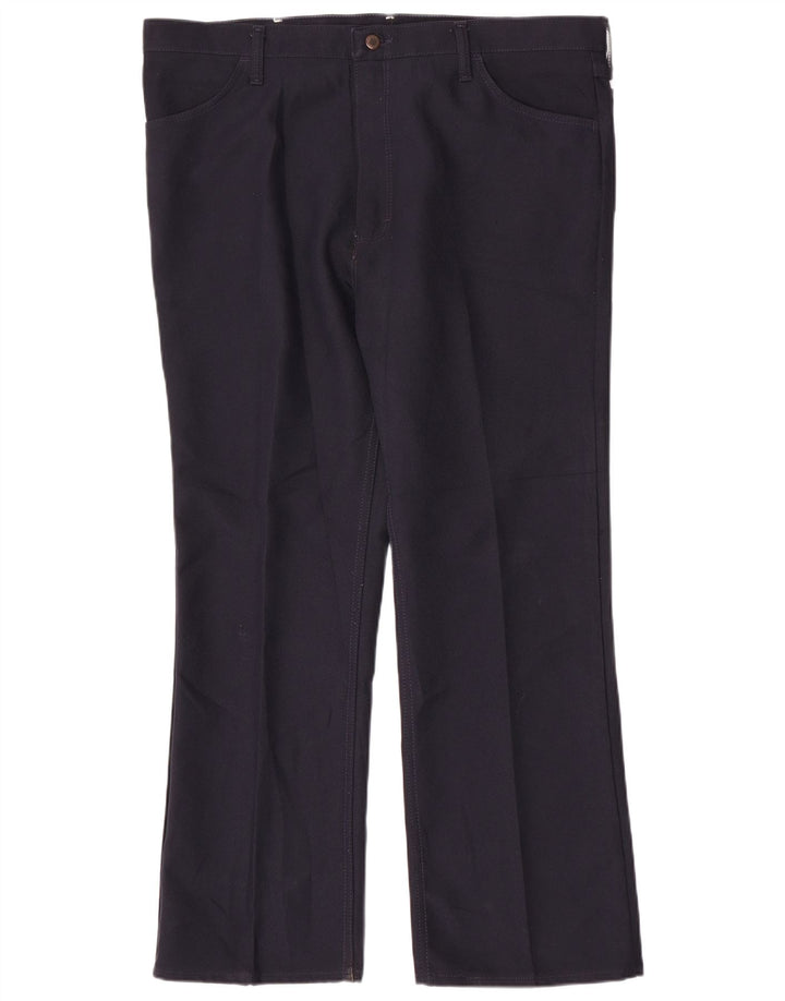 WRANGLER Gerade Freizeithose für Herren, W42, L30, Marineblau, Polyester