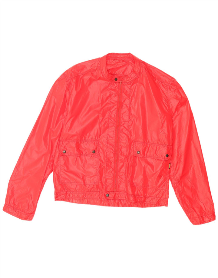 Vintage Damen Bomberjacke UK 18 XL Rot