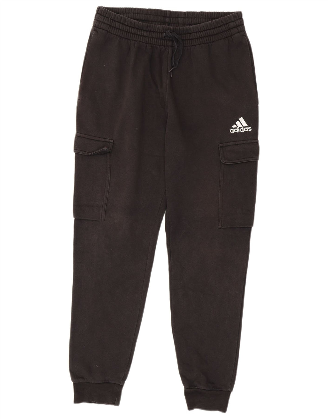 Adidas Herren Cargo-Trainingshose, Jogginghose, mittelschwarz, Baumwolle