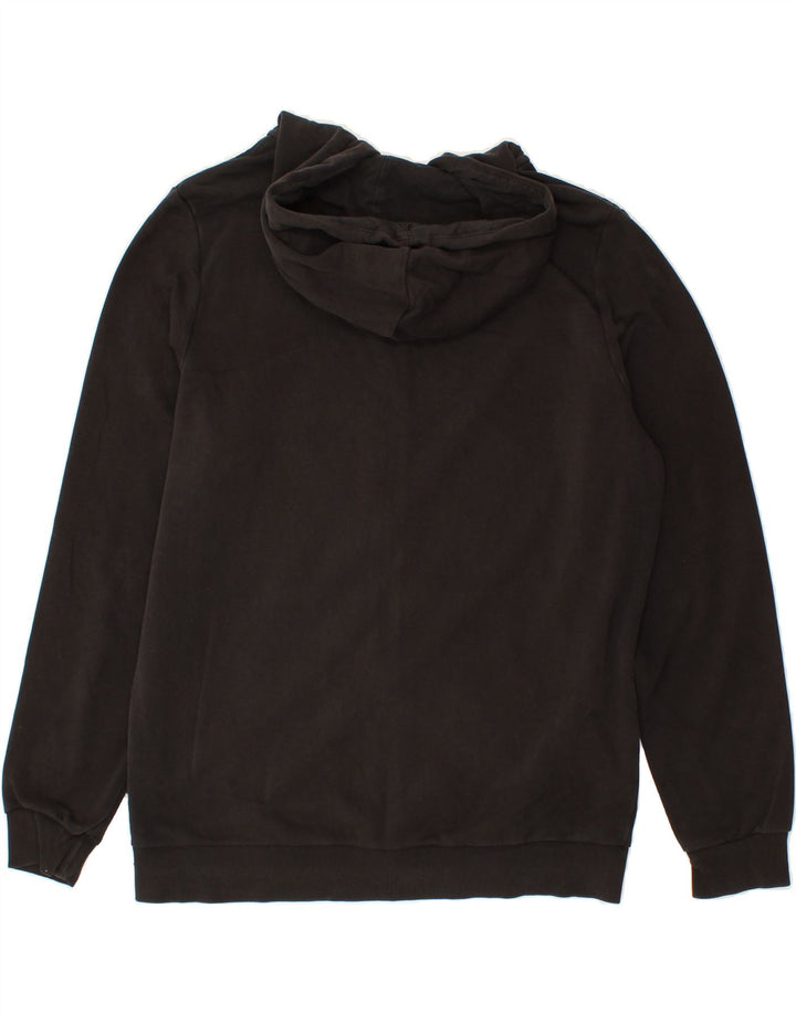 PUMA Mens Zip Hoodie Sweater Large Black Cotton Vintage Puma and Second-Hand Puma from Messina Hembry 