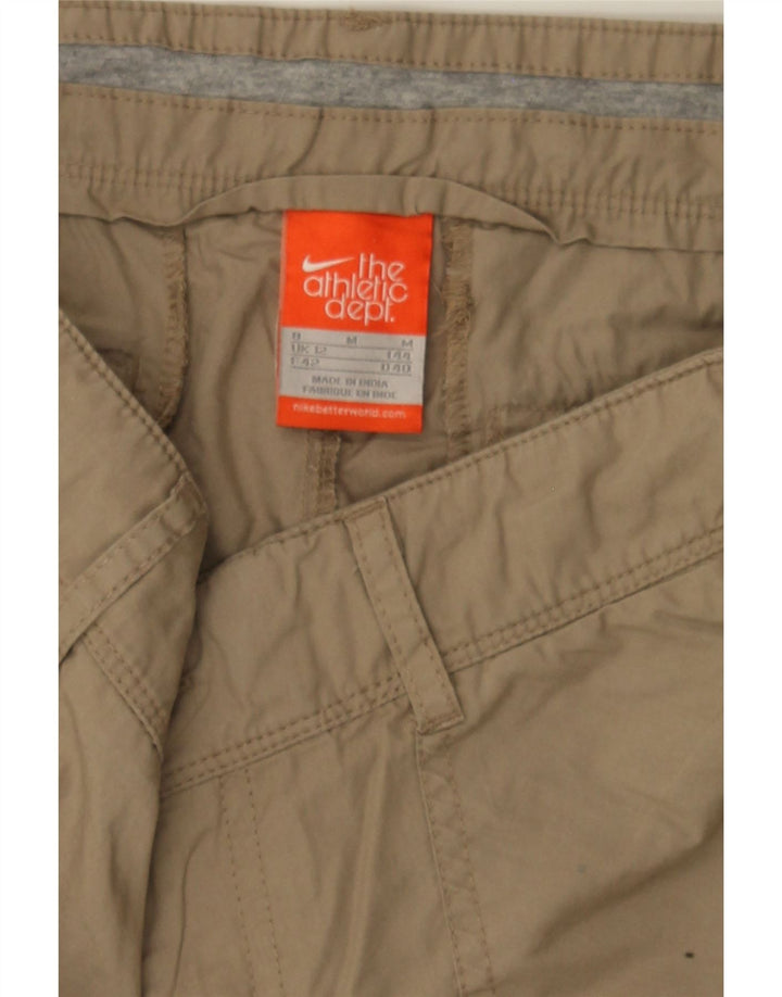 NIKE Womens Casual Shorts UK 12 Medium W32  Brown Cotton Vintage Nike and Second-Hand Nike from Messina Hembry 