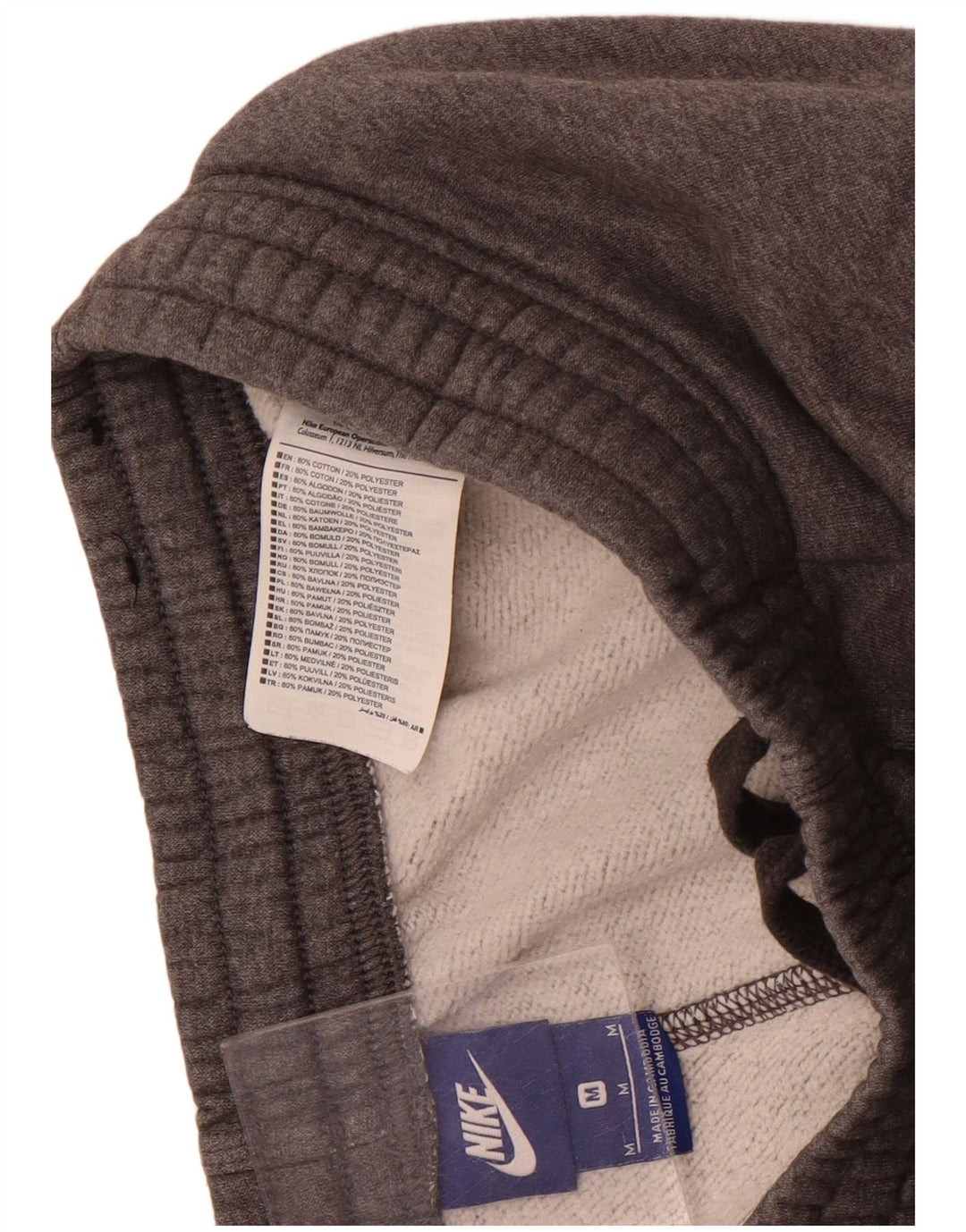 Nike Herren-Trainingshose, Jogginghose, mittelgraue Baumwolle