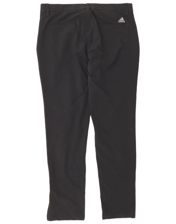 Adidas Herren Slim Chino Hose W34 L32 Schwarz Polyester