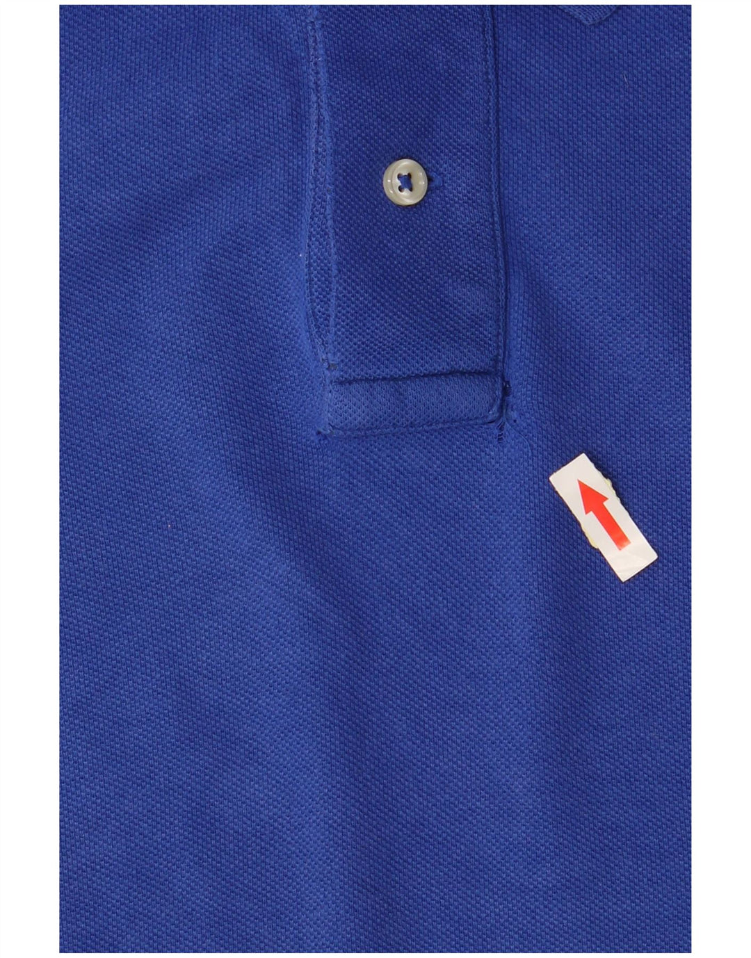RALPH LAUREN Herren-Poloshirt mit individueller Passform, mittelblaue Baumwolle