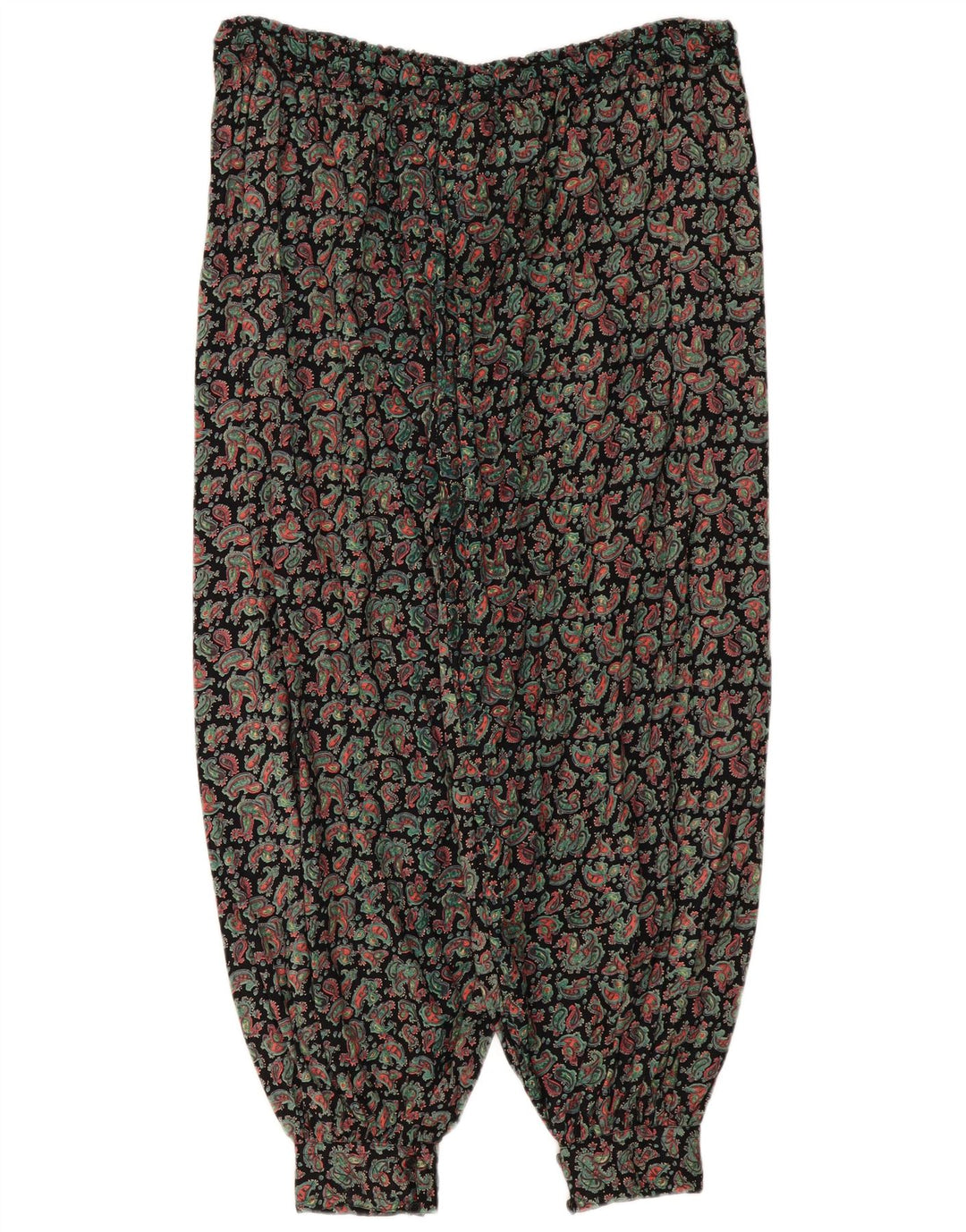 Vintage Damen Haremshose Einheitsgröße W36 L28 Mehrfarbig Paisley