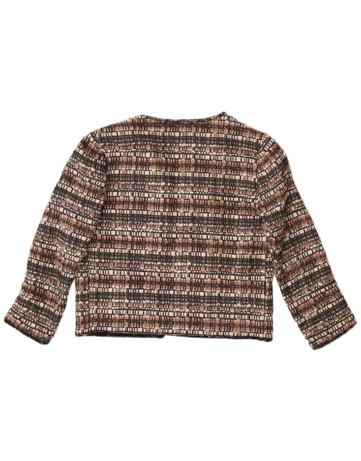 Pinko Damen-Bolerojacke mit 3/4-Ärmeln, UK-Größe 10, Größe S, mehrfarbig, Baumwolle