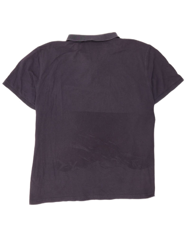 Gant Herren-Poloshirt mit normaler Passform, 5XL, Marineblau