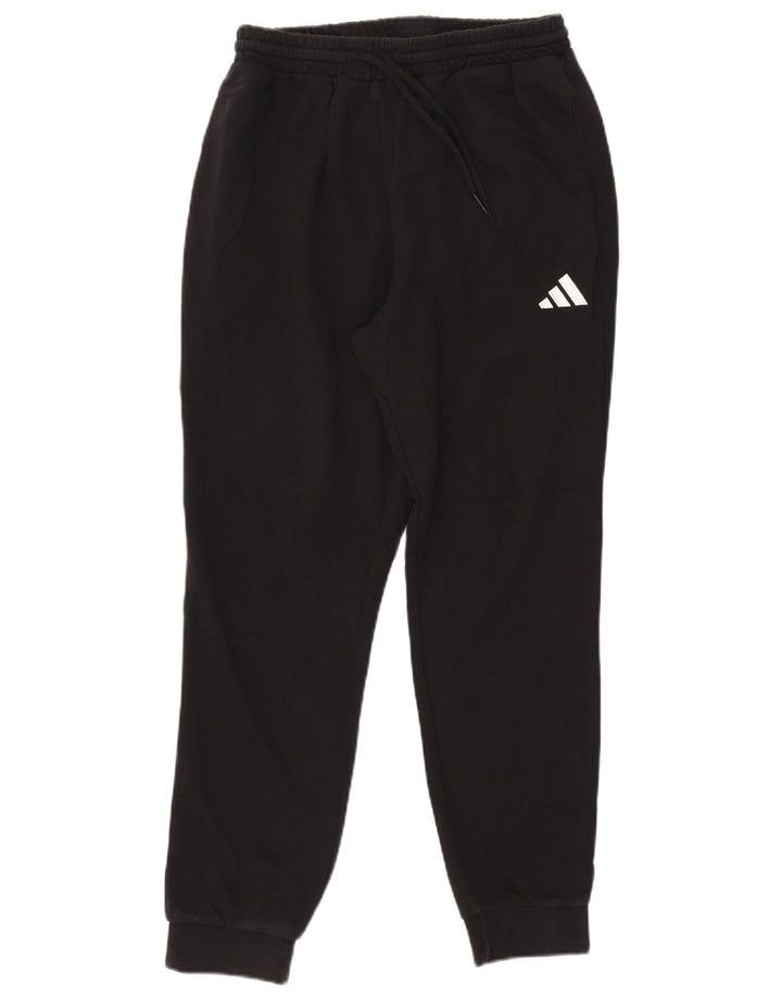 Adidas Herren-Trainingshose, Jogginghose, mittelschwarz, Baumwolle