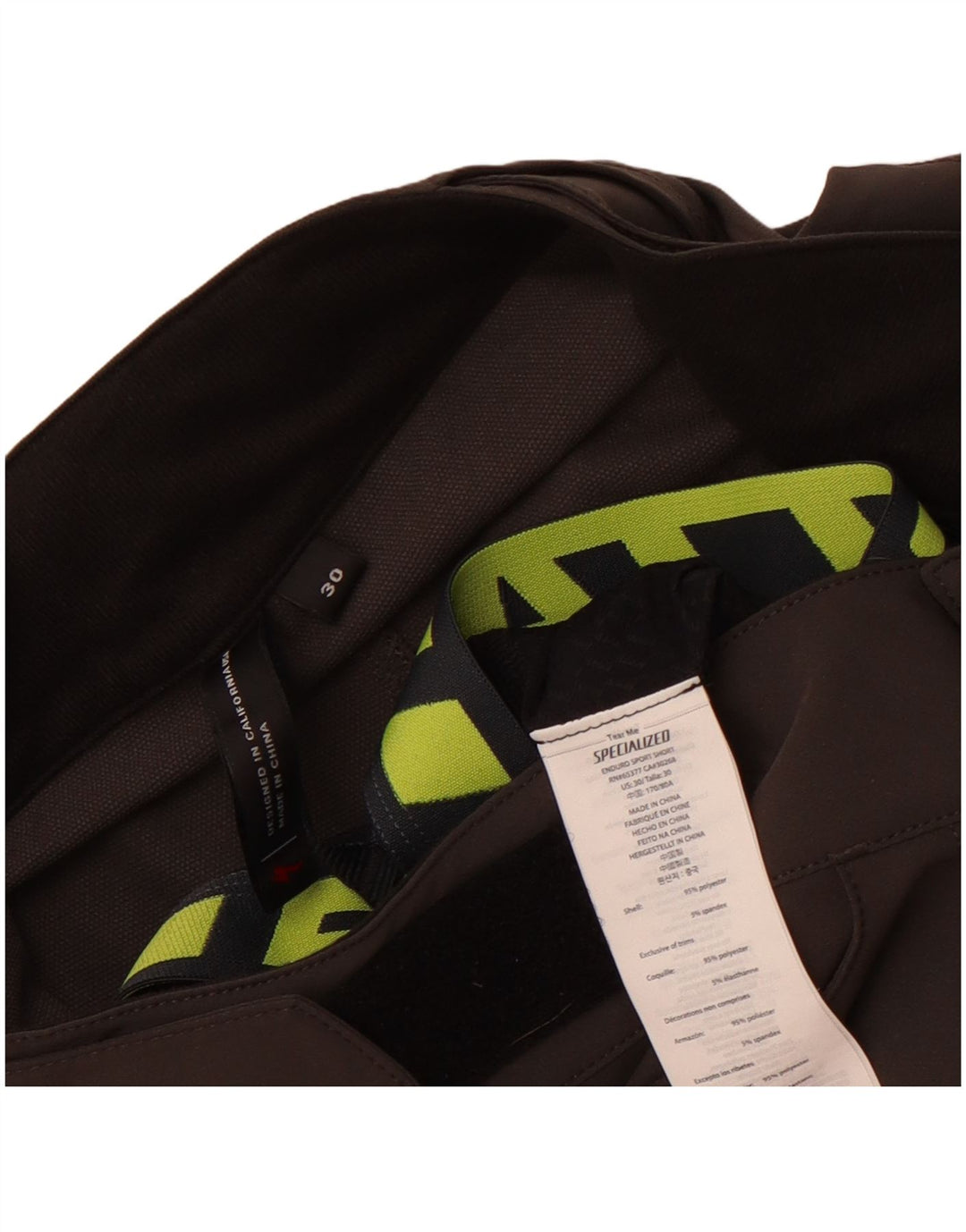 SPECIALIZED Herren Radsport-Cargoshorts W30 Mittelbraunes Polyester