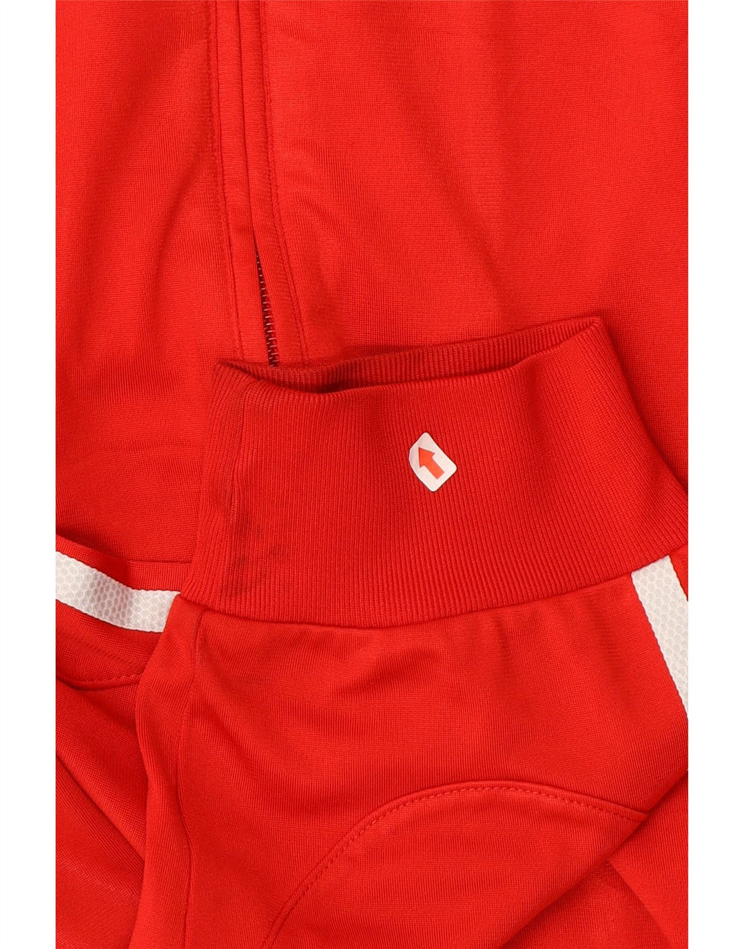 Adidas Herren-Trainingsanzug-Top-Jacke, großes rotes Farbblock-Polyester