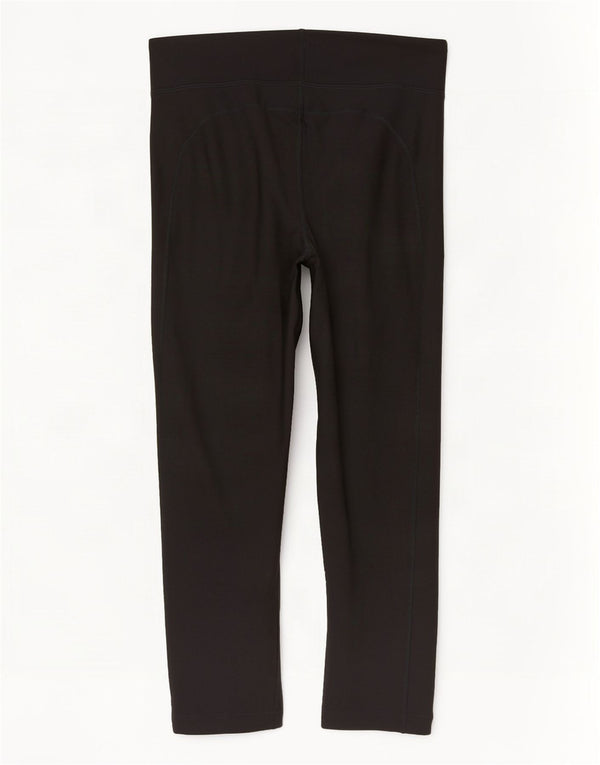 Under Armour Damen Heat Gear Capri Leggings UK 12 Medium Schwarz