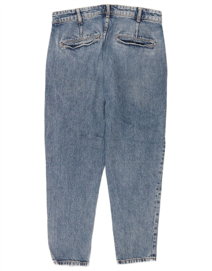 Zara Herren-Jeans, verkürzt, schmal zulaufend, EU 40, mittelgroß, W31, L25, Blau