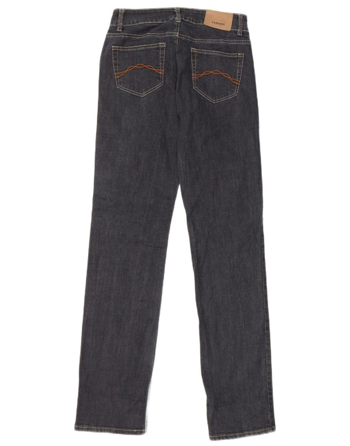 Carrera Damen 752 Regular Straight Jeans W28 L34 Blaue Baumwolle